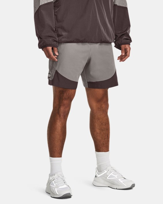 Men's UA RUSH™ Woven Cargo Shorts in Gray image number 0